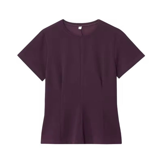 Top péplum - Violet