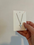 Collier "Croix de Foi" — Argenté