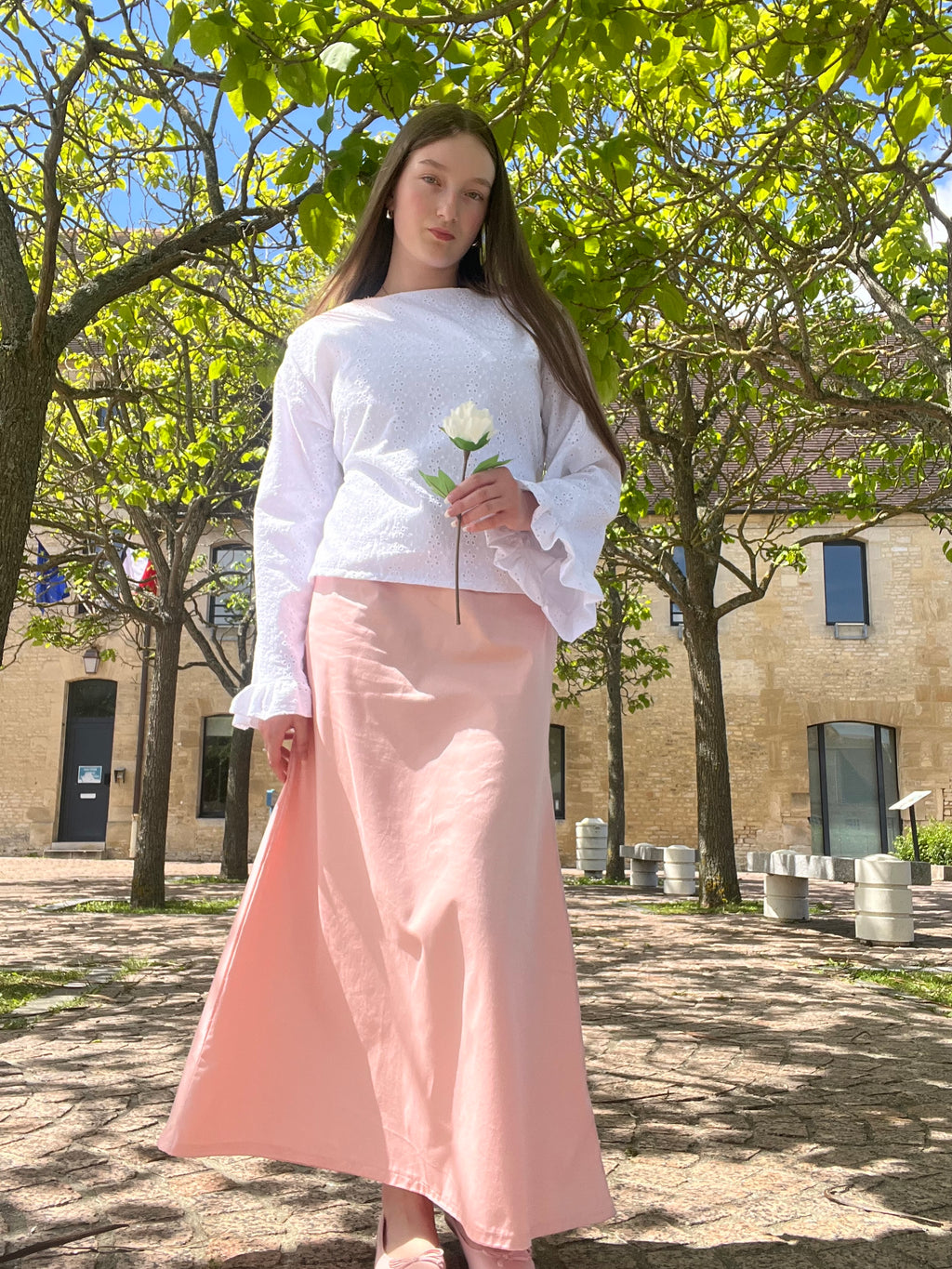 Jupe longue - Flore | Faite main