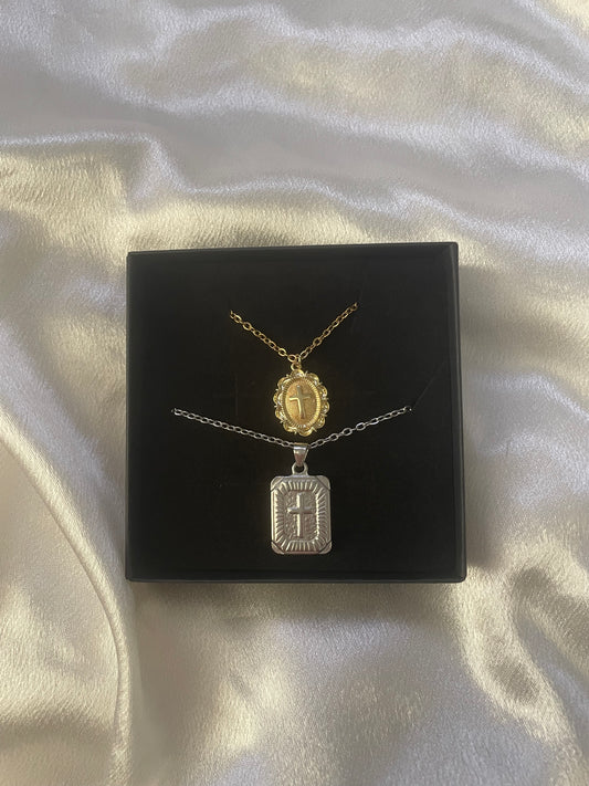 Duo Collier couple - Fait main