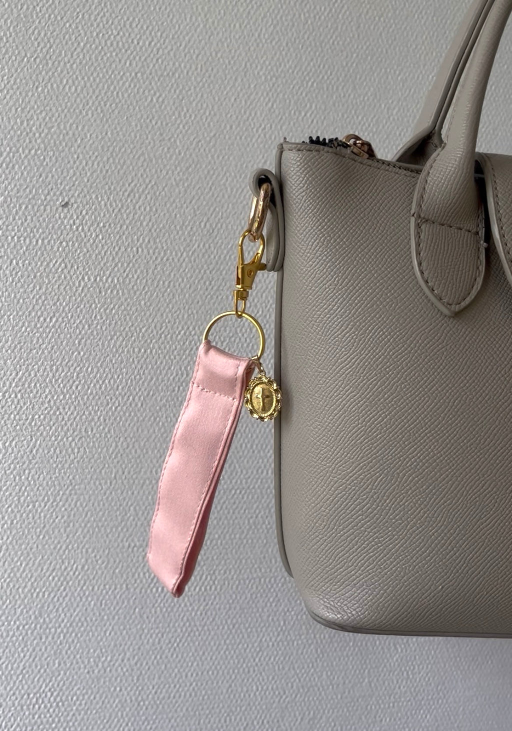 Porte clé tissu -Rosa