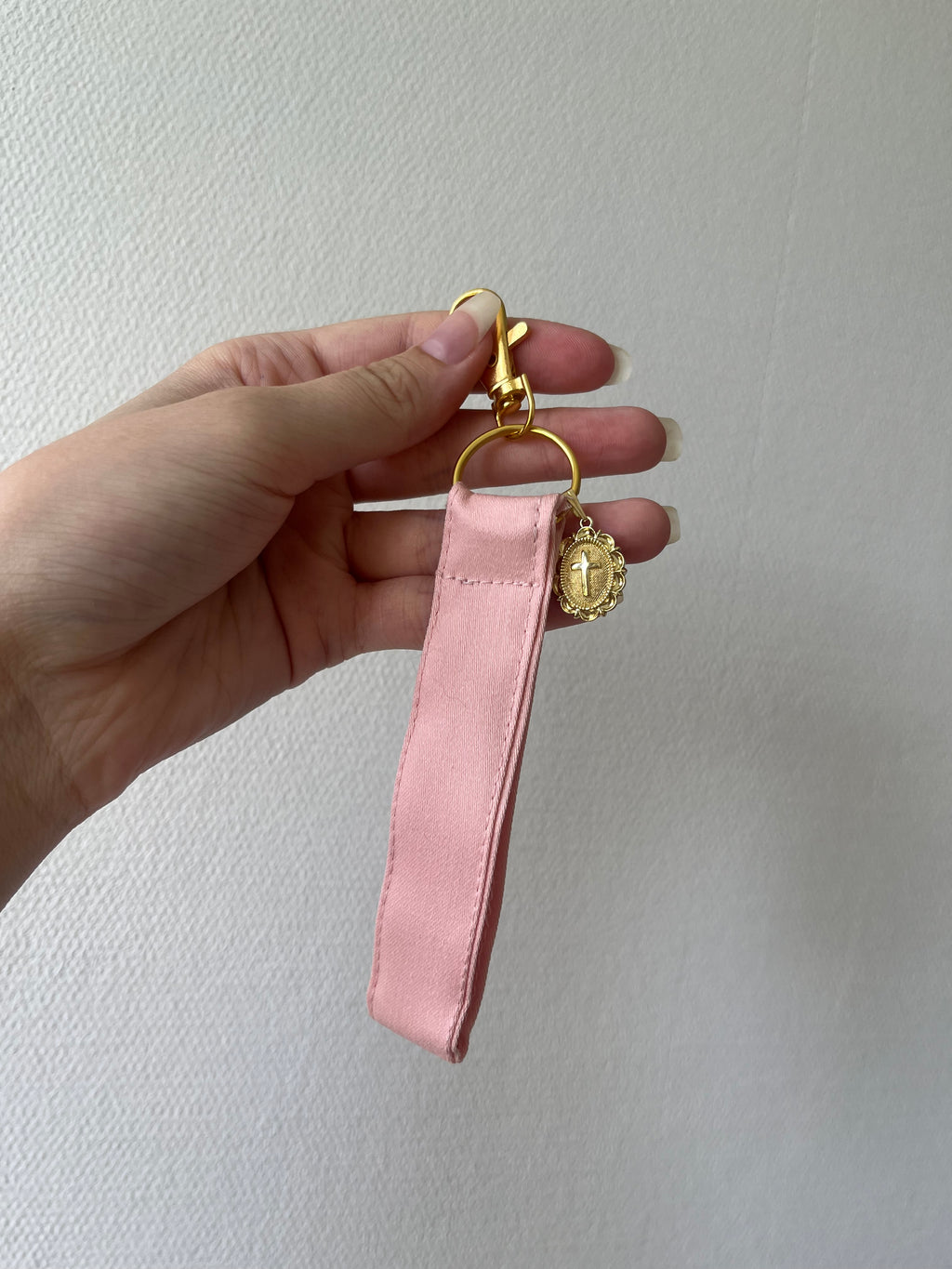 Porte clé tissu -Rosa