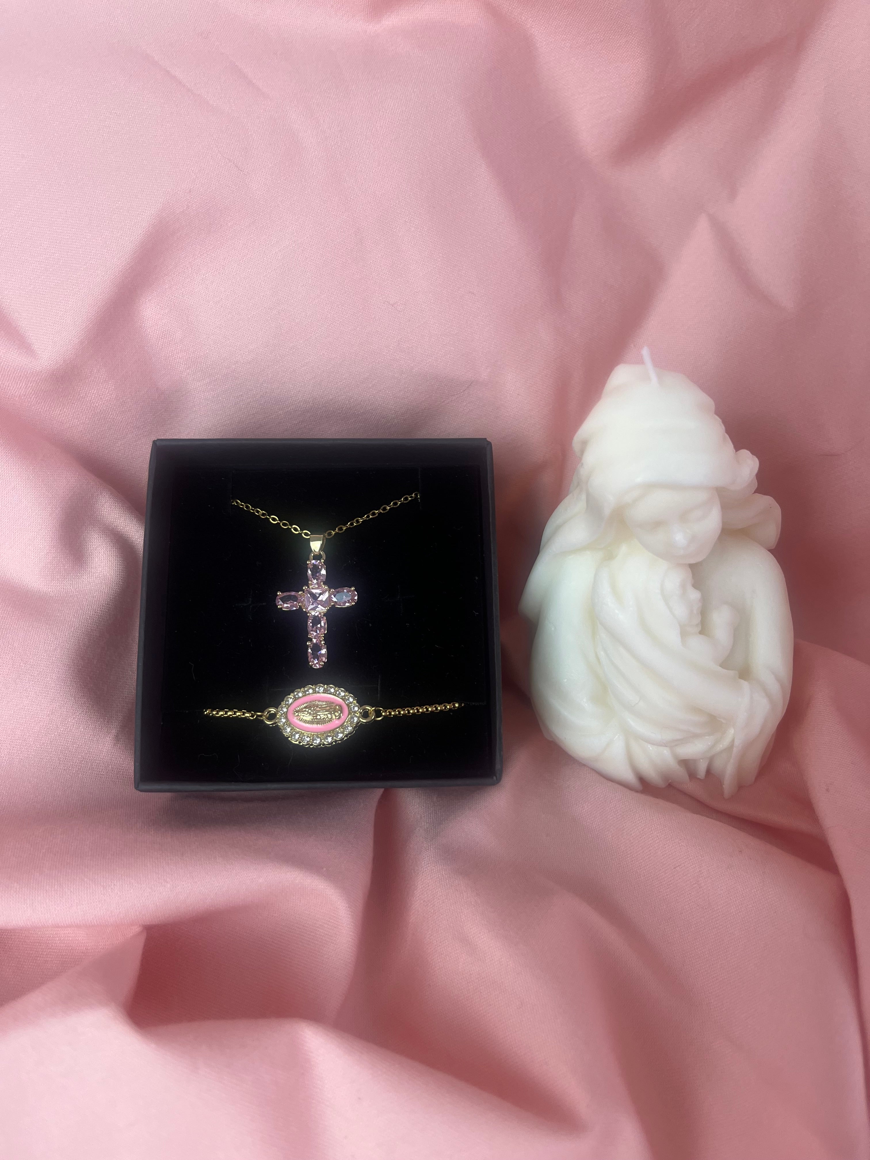 Coffret fête des mères - Rose