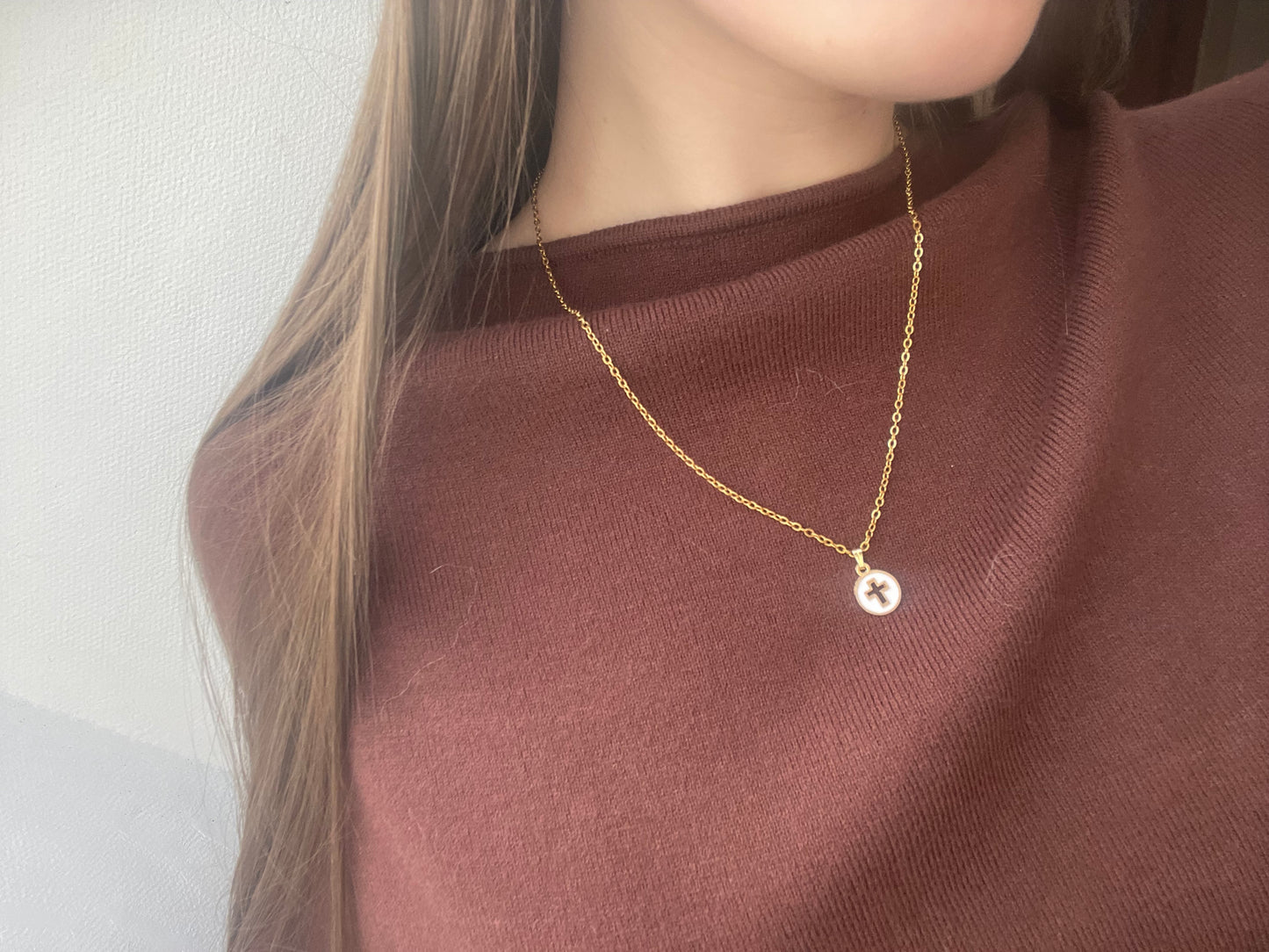 Collier - Croix d’ange