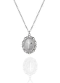 Collier "Dévotion" — Argenté