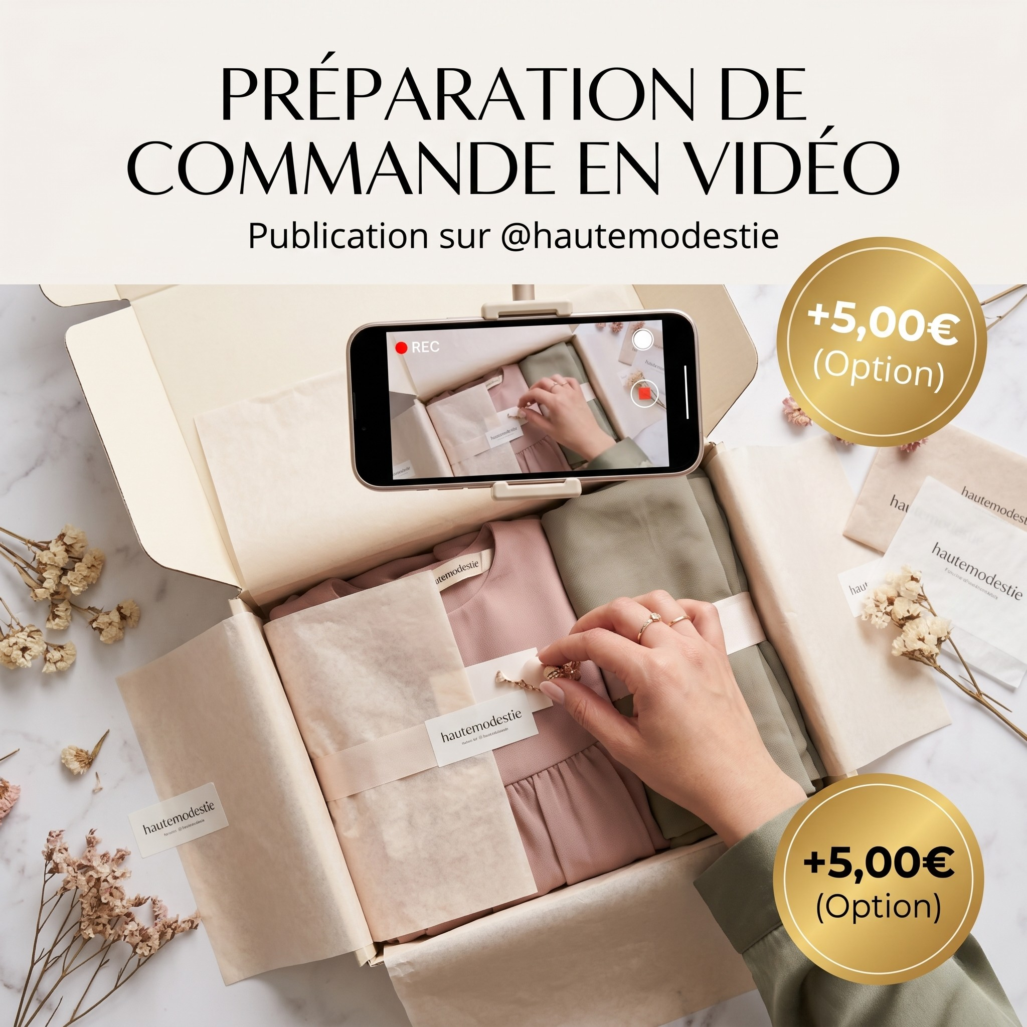 Préparation de commande en vidéo